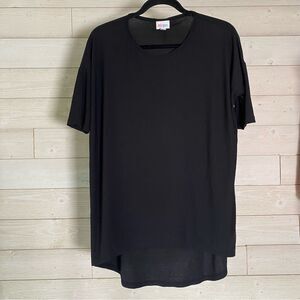 LuLaRoe XS  Black tunic style top - stretchy!